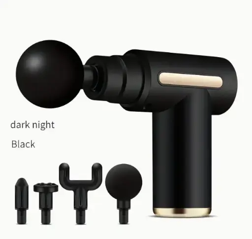 black massage gun